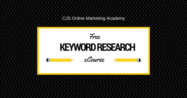 keyword research: free ecourse